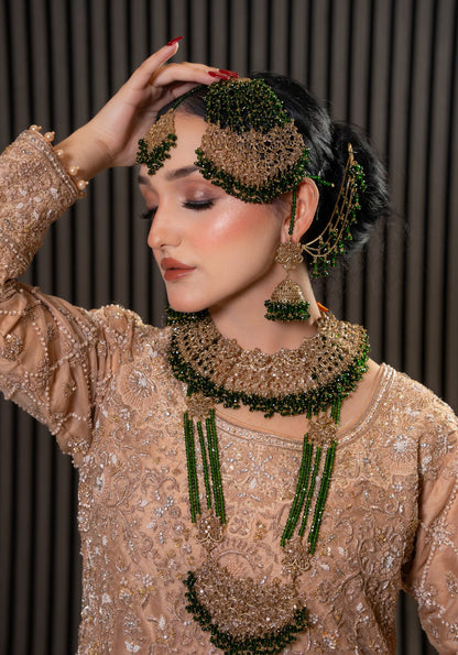 Green Bridal Jewellery Set