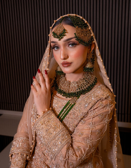 Green Bridal Jewellery Set