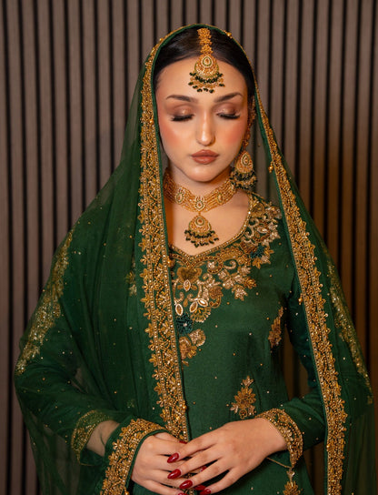 Black & champagne Bridal Jewellery Set